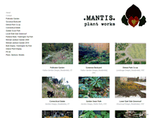 Tablet Screenshot of mantisplantworks.com